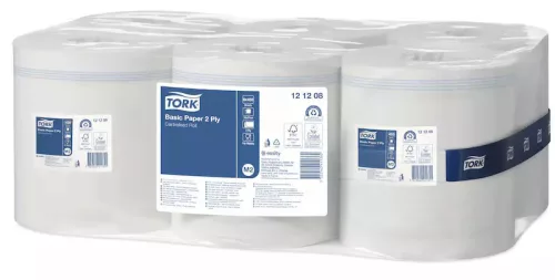 Tork Kéztörlő M2 Tekercses Universal, 2R., Fehér, 135M/Tek, 6 Tek/Karton