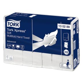   Tork Kéztörlő H2 Advanced Interfold, Soft, 2R., 180Lap/Csg, 21Csg/Karton