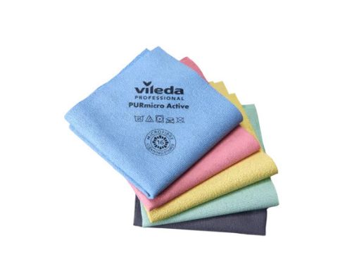 Vileda Purmicro Active Mikroszálas Törlőkendő Piros