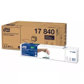   Tork Szalvéta Adagolós "Xpressnap Snack" N10 Universal Fehér, 1R., 1/4, 21,3X21,4Cm,  1125Db/Csg, 9000Db/Karton