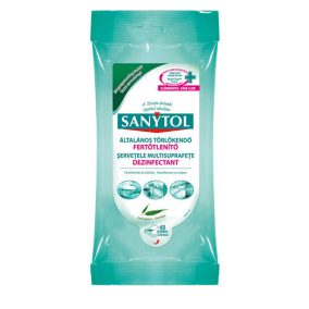 Sanytol Fertőtlenítő Tisztító Kendő 72Db/Csg