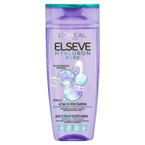 L'Oréal Paris Elseve Sampon 250Ml (12Db/Karton) Hyaluron Pure