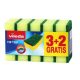 Vileda Mosogatószivacs Tip-Top 3+2Db/Csg (24Csg/Karton)