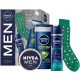 Nivea Men'S Stuff Ajándékcsomag (Tusfürdő 250Ml, Deo Spray 150Ml, Krém 75Ml, Zokni)
