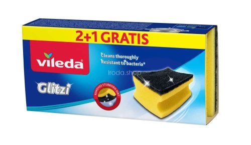 Vileda Glitzi Súrolószivacs 2+1Db/Csg (32Csg/Karton)