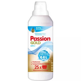 Passion Gold Mosógél 1L/25 Mosás (8Db/Karton) Fehér Ruhákhoz