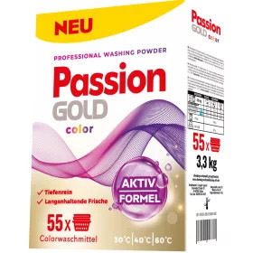 Passion Gold Mosópor 3,3Kg/55 Mosás Színes Ruhákhoz