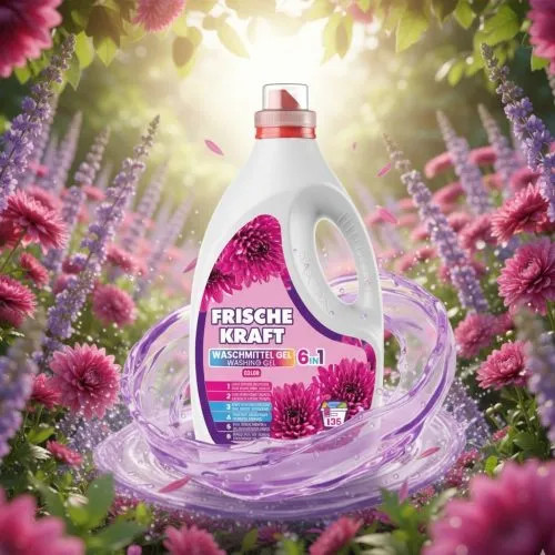 Frische Kraft Mosógél 6In1 Ruhákhoz 4,05L/135 Mosás  Color/Színes