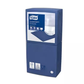   Tork Szalvéta Koktél, 24/2 Sötétkék, 200 Lap/Csg, 12Csg/Karton