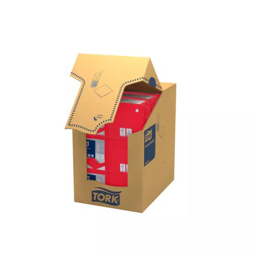 Tork Szalvéta Koktél, 24/2 Piros, 200 Lap/Csg, 12Csg/Karton