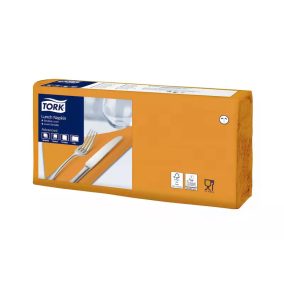   Tork Szalvéta Lunch Advanced 33/2 Narancs, 200 Lap/Csg, 10Csg/Karton