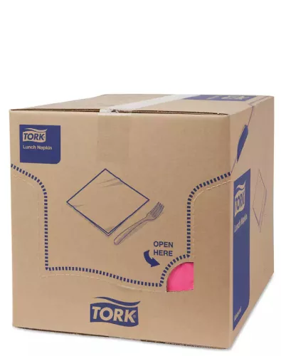 Tork Szalvéta Soft Lunch Advanced 33/3 Rózsaszín, 150 Lap/Csg, 10Csg/Karton - Készletkisöprés Akció