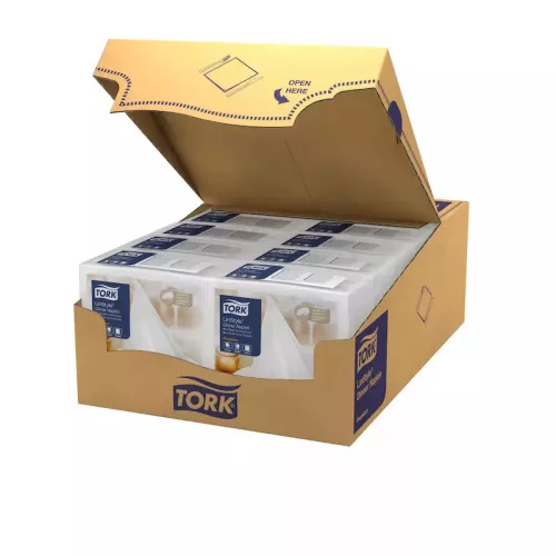Tork Szalvéta Linstyle, Premium Textilhatású, Fehér, 39/1, 50Db/Csg, 12Csg/Karton