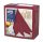 Tork Szalvéta Linstyle, Premium Textilhatású, Burgundi, 39/1, 50Db/Csg, 12Csg/Karton