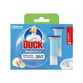   Duck Wc Öblítő Korong Utántöltő 2X36Ml/Csg, 6+6Db/Csg Marine