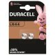 Elem Duracell Gombelem Alkáli Lr44 1,5V-Os (2Db/Csg)
