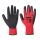 Kesztyű Mártott Latex, Flex Grip Latex Glove, Piros/Fekete "M" (12 Pár/Gyűjtő)