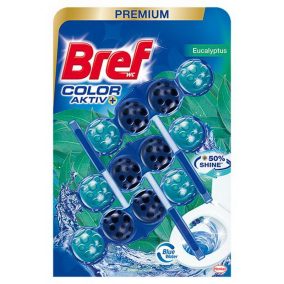   Bref Wc Tisztító Golyós Mega Pack Blue Aktiv 3X50G Eucalyptus