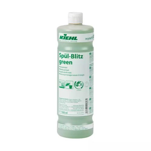 Kiehl Spül-Blitz Green Fényesre Száradó Edénymosogató 1L  (6Db/Karton)
