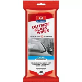   Dr. Marcus Outside Glass Wipes Külső Üvegtisztító Kendő, Óceán Illat