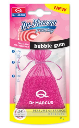 Dr. Marcus Fresh Bag Zsákos Autóillatosító 20G (15Db/Karton) Bubble Gum
