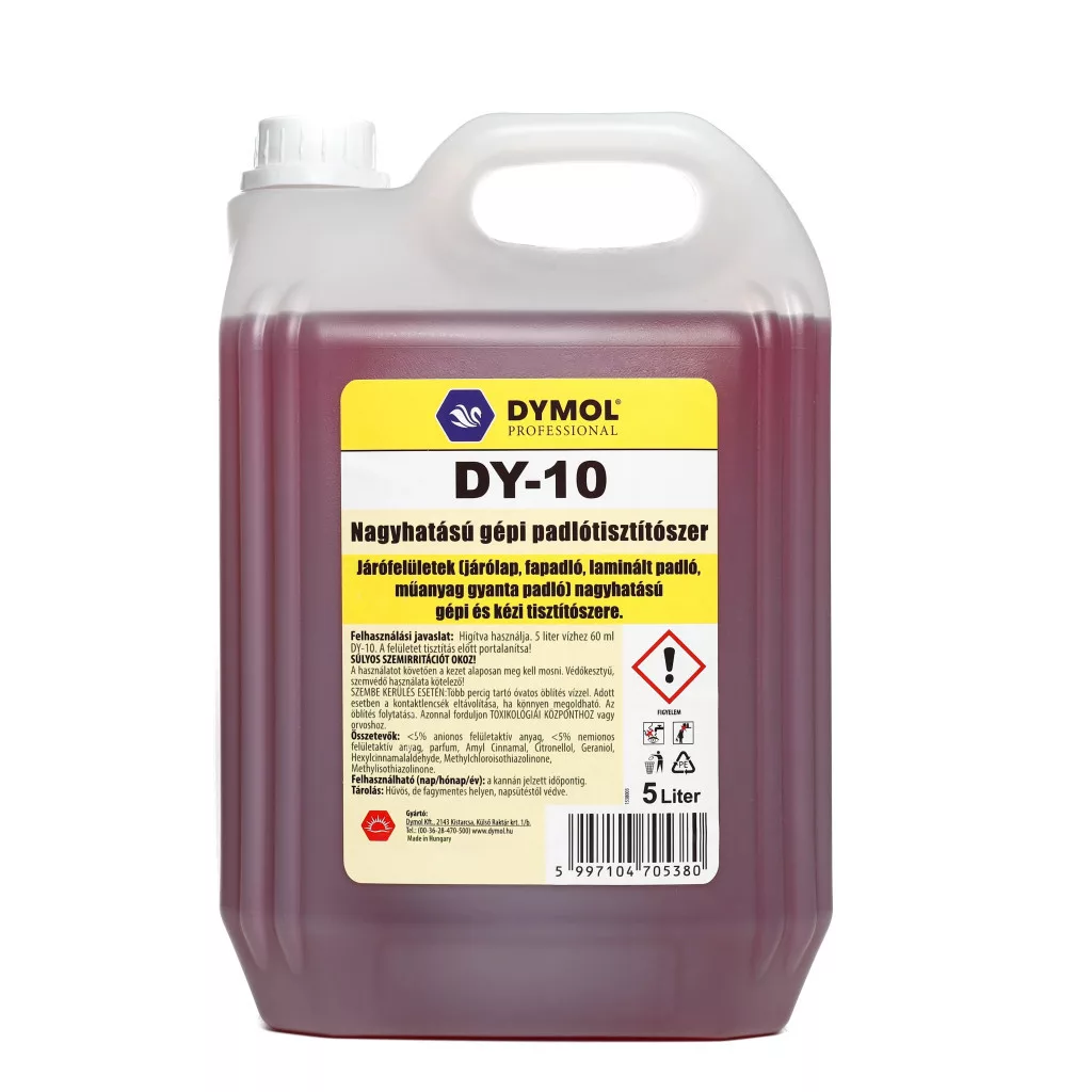 Dymol Dy-10 Gépi Padlótisztítószer 5L