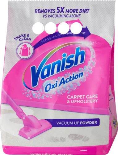 Vanish Szőnyegtisztító Por 650G (4Db/Karton) Shake&Clean