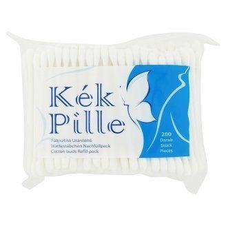 Kék Pille Fültisztító Utántöltő 200Db/Csg (24Csg/Karton)