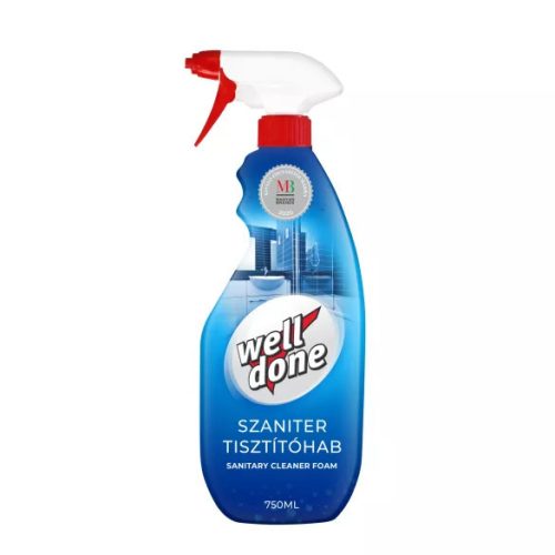 Well Done Szanitertisztító Hab 750Ml (18Db/Karton)