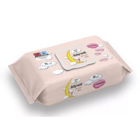 Well Done Nedves Törlőkendő 72Db/Csg, Sensitive (Fehér)