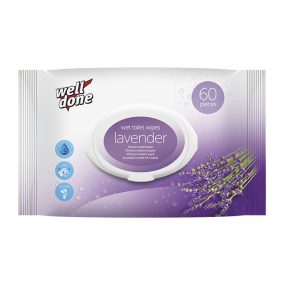 Well Done Nedves Toalettpapír 60Db/Csg, Levendula