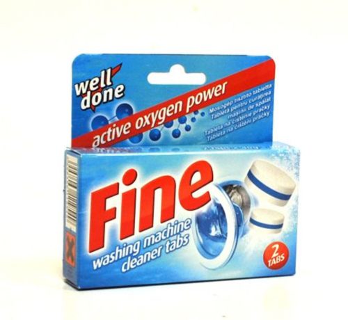 Well Done Fine Mosógép Tisztító Tabletta 2X40G (24Db/Karton)