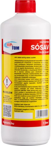 Hip-Tom Sósav 20+-2%-Os 1L (10Db/Karton, 560Db/Raklap)