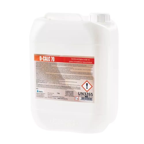 D-Calc 70 Fertőtlenítő Hatású Vízkő- És Penész Eltávolítószer Koncentrátum 5Kg
