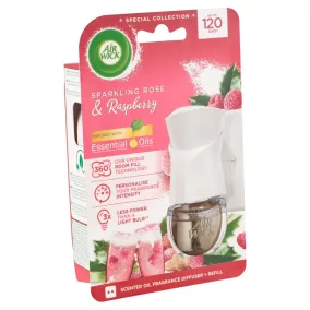   Air Wick Elektromos Illatosító Készülék+Utántöltő 19Ml Sparkling Rosé & Raspberry