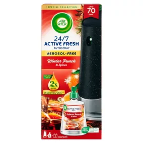   Air Wick Active Fresh Készülék+Utántöltő 228Ml Winter Punch & Spices