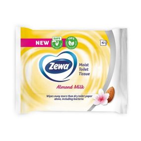 Zewa Nedves Toalettpapír 42Db/Csg, 18Csg/Karton Almond Milk