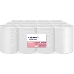   Harmony Tekercses Törlő 2R., Fehér, 55M/Tek, 12Tek/Karton, 44Karton/Raklap
