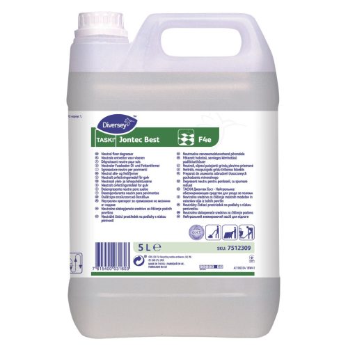 Taski Jontec Best Fékezett Habzású Gépi Tisztítószer, Olaj- És Zsíroldó 5L (2Db/Karton)