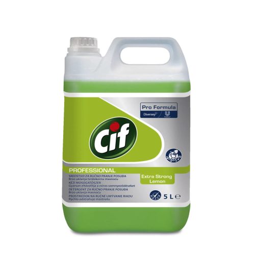 Cif Dishwash Kézi Mosogatószer 5L (2Db/Karton) Extra Strong Lemon
