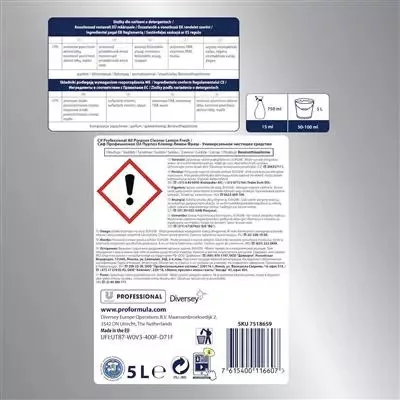 Cif Apc Lemon Fresh Általános Felülettisztítószer Citrom Illattal 5L