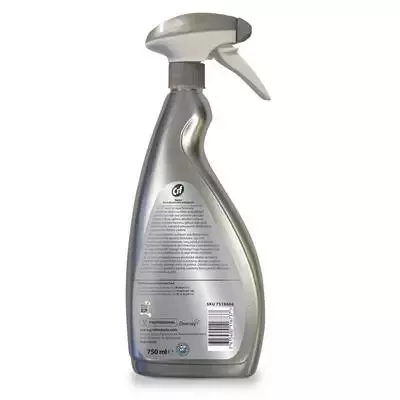 Cif Stainless Steel, Glass Rozsdamentes Acél- És Üvegtisztító 750Ml