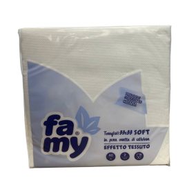 Famy Szalvéta 33X33Cm, 2R., 40Lap/Csg, Fehér