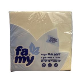 Famy Szalvéta 33X33Cm, 2R., 40Lap/Csg, Krém