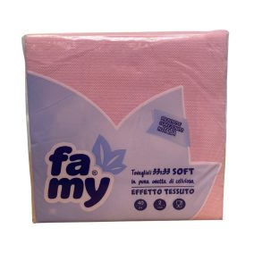 Famy Szalvéta 33X33Cm, 2R., 40Lap/Csg, Rózsaszín
