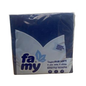 Famy Szalvéta 33X33Cm, 2R., 40Lap/Csg, Sötétkék