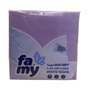 Famy Szalvéta 33X33Cm, 2R., 40Lap/Csg, Lila
