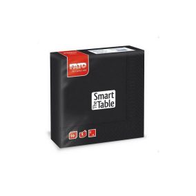 Fato Szalvéta 33X33Cm Fekete 2 Rétegű 50 Lap/Csomag