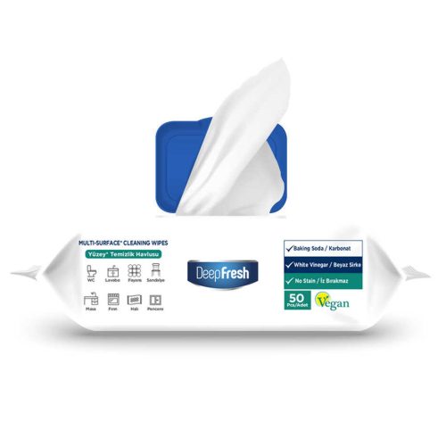 Deep Fresh Nedves Multi-Surface Tisztítókendő 50Db/Csg (24Csg/Karton)