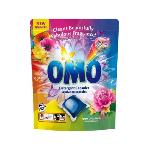 Omo Mosókapszula 42Db/Csg (4Csg/Karton) Color Rose Blossom&Morning Dew